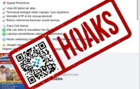 Hoaks Pendaftaran Tunjangan Lansia 2026