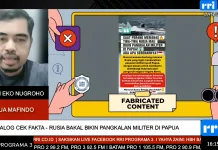 Mafindo Tegaskan Isu Pangkalan Militer Rusia di Papua Tidak Benar