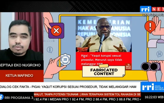 Mafindo Pastikan Klaim Menteri HAM Soal Yaqut Tidak Benar, Narasi Dinilai Hoaks