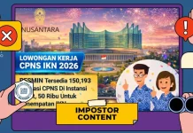 [HOAKS] Tautan Pendaftaran Rekrutmen CPNS IKN 2026