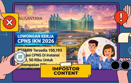 [HOAKS] Tautan Pendaftaran Rekrutmen CPNS IKN 2026