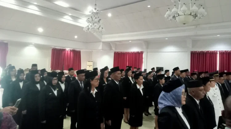 Bupati Thungari Lantik Puluhan Pejabat dalam Komposisi Baru