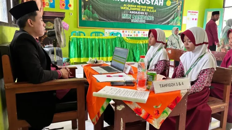 MIN Sampang Perkuat Karakter Siswa Qurani Melalui Munaqasyah