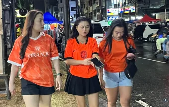 Ambon Diselimuti Nuansa Oranje jelang Laga Belanda vs Jepang