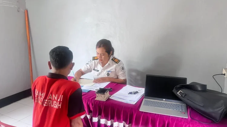Sebanyak 15 Warga Binaan Lapas Atambua Jalani Litmas