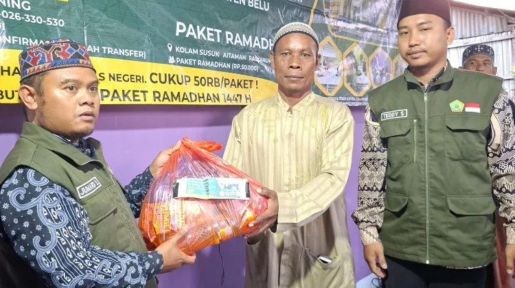 Safari Ramadhan Kemenag Belu dan Da’i 3T di Desa Haikrik