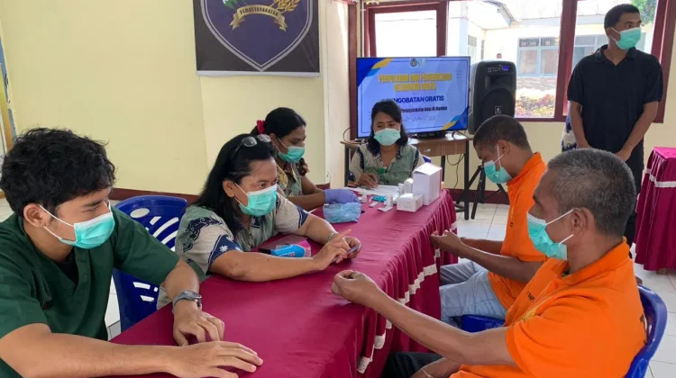 Lapas Atambua Gelar Cek Kesehatan Gratis bagi Warga Binaan dan Keluarga