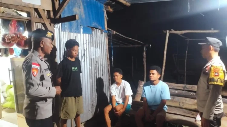 Tekan Angka Kejahatan Polsek Sasitamean Tingkatkan Patroli