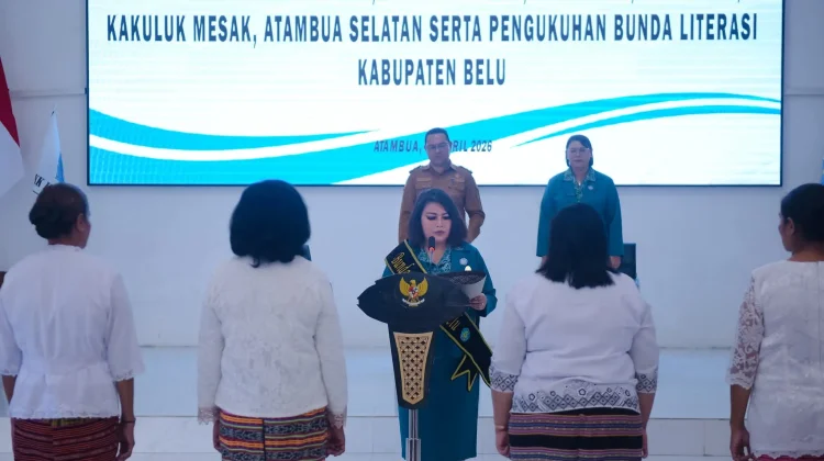 Pengukuhan Bunda Literasi Kabupaten Belu