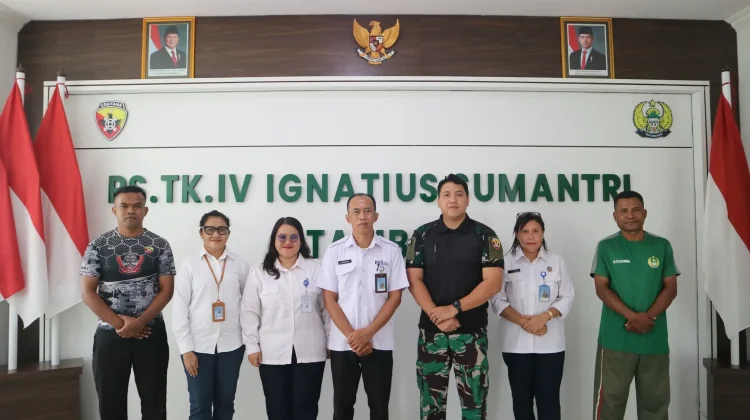 Kepala RRI Atambua Silahturahmi ke Rumah Sakit Tentara Kabupaten Belu