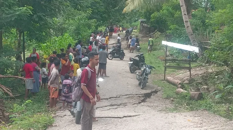 Longsor Rusak Belasan Rumah di Malaka