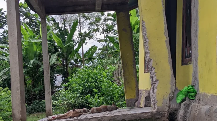 Longsor Rusak Belasan Rumah di Malaka