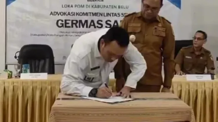 Wabup Belu Membuka Kegiatan Advokasi Komitmen Lintas Sektor GERMAS SAPA