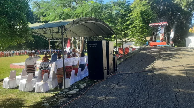 Bupati Belu Pimpin Upacara Hardiknas 2026