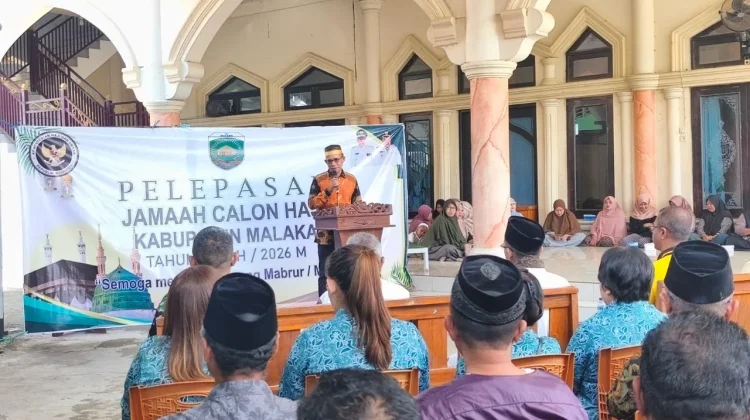 Empat Jemaah Haji Malaka Resmi Diberangkatkan ke Tanah Suci
