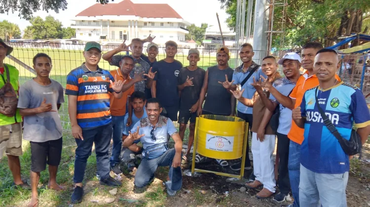 Sambut Jalan Sehat, 20 Tempat Sampah Dipasang
