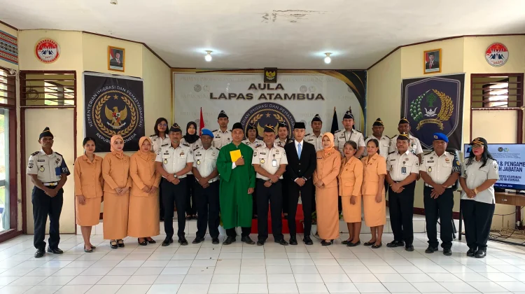 Irvan Bintoro Resmi Jabat Kasubsi Keamanan Lapas Atambua