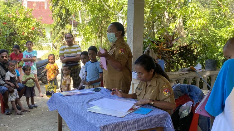 Puskesmas Haliwen Edukasi Pencegahan Dini Kanker bagi Ibu lewat Posyandu