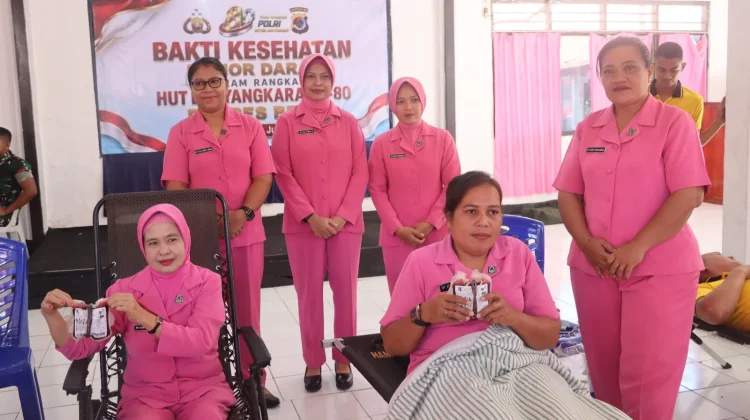 Polres Belu Kumpulkan 30 Kantong Darah jelang Hari Bhayangkara