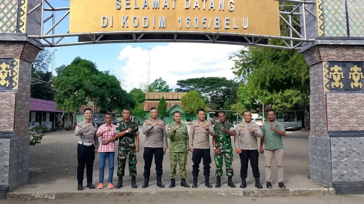 Kapolres Belu dan Malaka Jalin Sinergi Kodim dan Kejari Belu