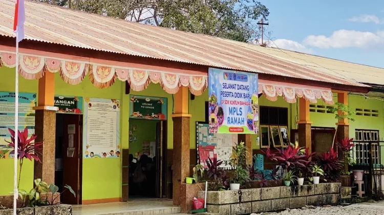 Kegiatan Belajar Mengajar SDK Kuntum Bahagia Atambua Kembali Normal Pasca-MPLS