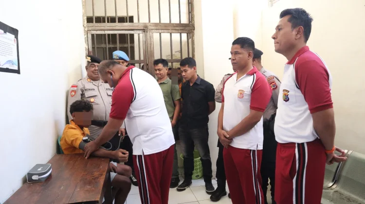 Kapolres Belu Pastikan Tahanan Sehat dan Rutan Aman