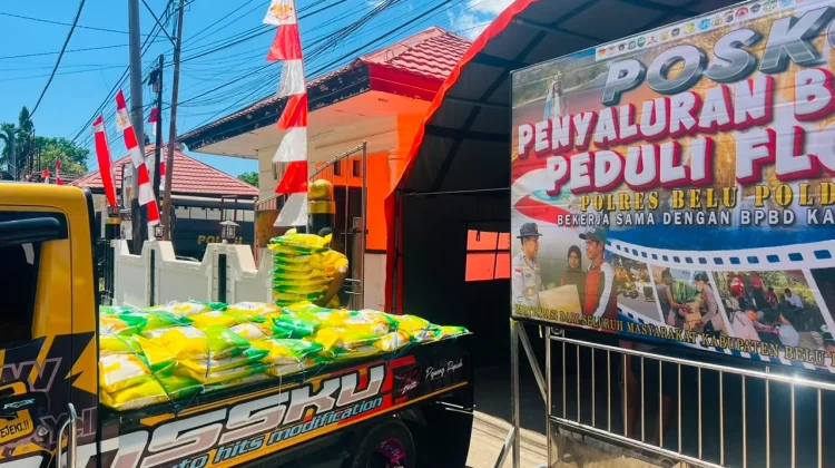 Polres Belu Kumpulkan Bantuan untuk Korban Gempa di Flores