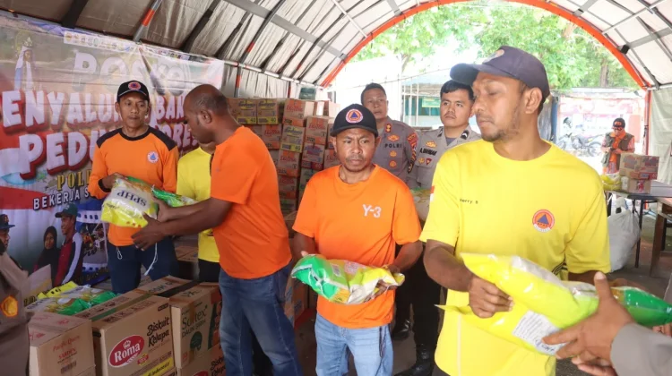 Bantuan Peduli Flores dari Belu Dikirim untuk Masyarakat Terdampak Bencana