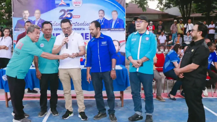 24 Tim Ramaikan Turnamen Voli HUT ke-25 Partai Demokrat di Belu