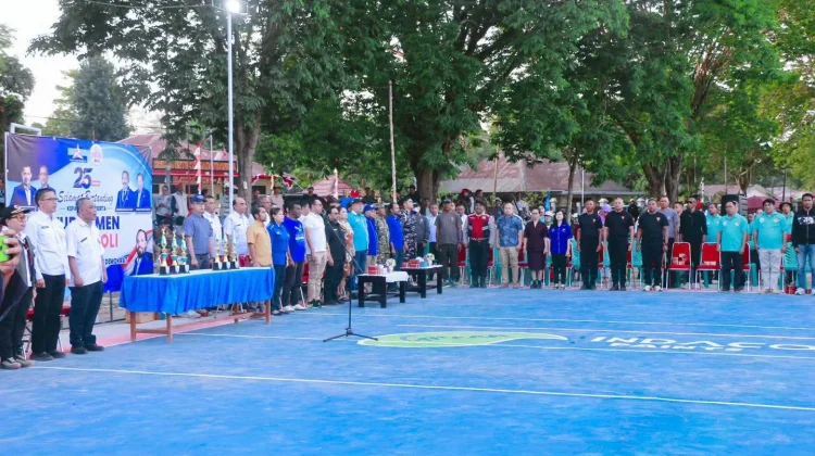 24 Tim Ramaikan Turnamen Voli HUT ke-25 Partai Demokrat di Belu