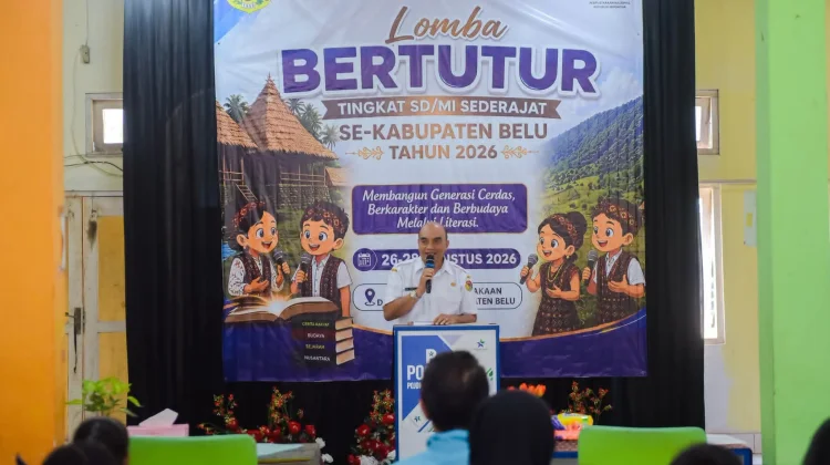 Lomba Bertutur Tingkat SD/MI di Belu Dorong Literasi dan Lestarikan Budaya Daerah