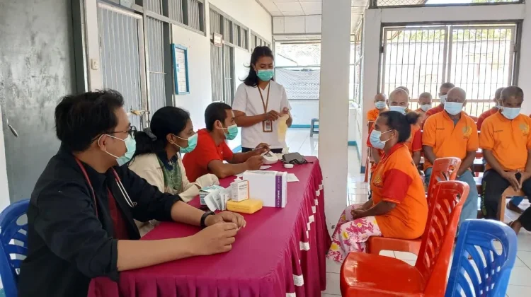 Sebelas Tahanan Baru Lapas Atambua Jalani Skrining Kesehatan