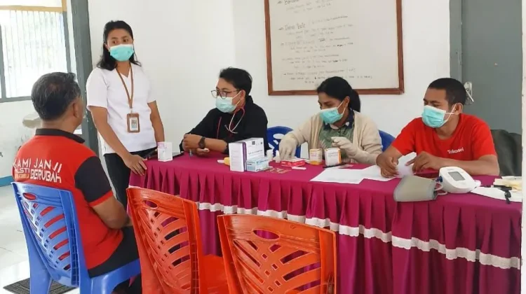 Sebelas Tahanan Baru Lapas Atambua Jalani Skrining Kesehatan