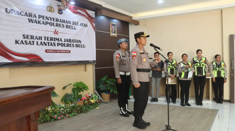 Wakapolres Belu dan Kasat Lantas Berganti, Mutasi Polda NTT Resmi Berlaku