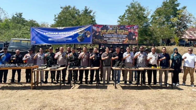 Polres Belu Perkuat Sinergitas Instansi Melalui Latihan Menembak Bersama