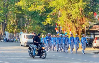 Sebanyak 37 Regu Pemuda Semarakkan Gerak Jalan 45 Kilometer di Atambua