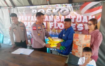 Polres Belu Kumpulkan Bantuan untuk Korban Gempa di Flores