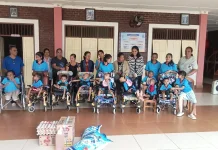 Aksi Nyata APP Prapaskah, KUB 5 St. Angela Kunjungi Panti Rehabilitasi Hidup Baru