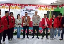 Kapolres Malaka Sosialisasi Hukum di Kampus