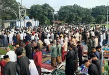 Ribuan Umat Muslim Belu Salat Id