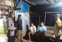 Tekan Angka Kejahatan Polsek Sasitamean Tingkatkan Patroli