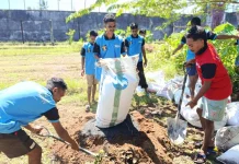 Warga Binaan Lapas Atambua Belajar Membuta Pupuk Biochar