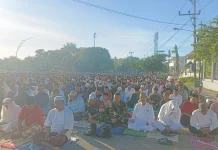 Ribuan Umat Muslim di Atambua Melaksanakan Salat Idhul Adha