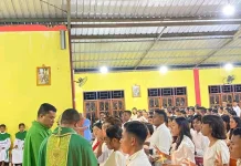 Semangat Baru Kaum Muda Warnai Pelantikan OMK Stasi Kuneru