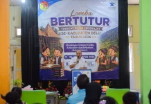Lomba Bertutur Tingkat SD/MI di Belu Dorong Literasi dan Lestarikan Budaya Daerah