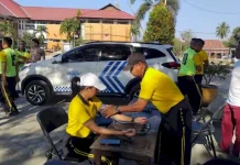 Poles TTU Melaksanaan Tes Kesamaptaan Jasmani dan Bela Diri Polri