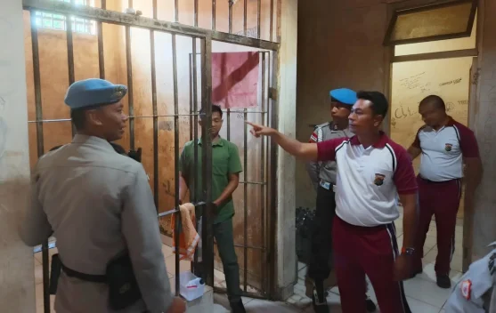 Kapolres Belu Pastikan Tahanan Sehat dan Rutan Aman
