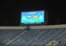 Suasana Si Jalak Harupat Tanpa Penonton Saat Persib Hadapi Manilla Digger