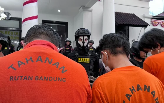 19 Terduga Pelaku Kejahatan Jalanan di Bandung Diringkus Polisi