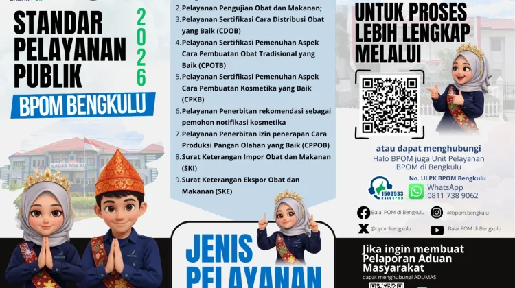 Standar Pelayanan Publik BPOM Bengkulu